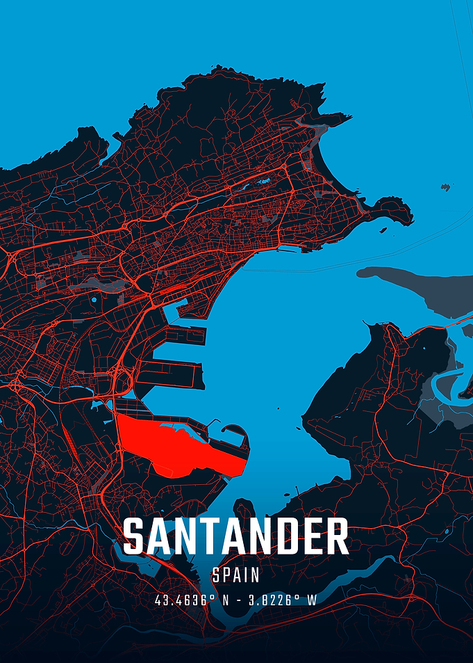 Santander City Map