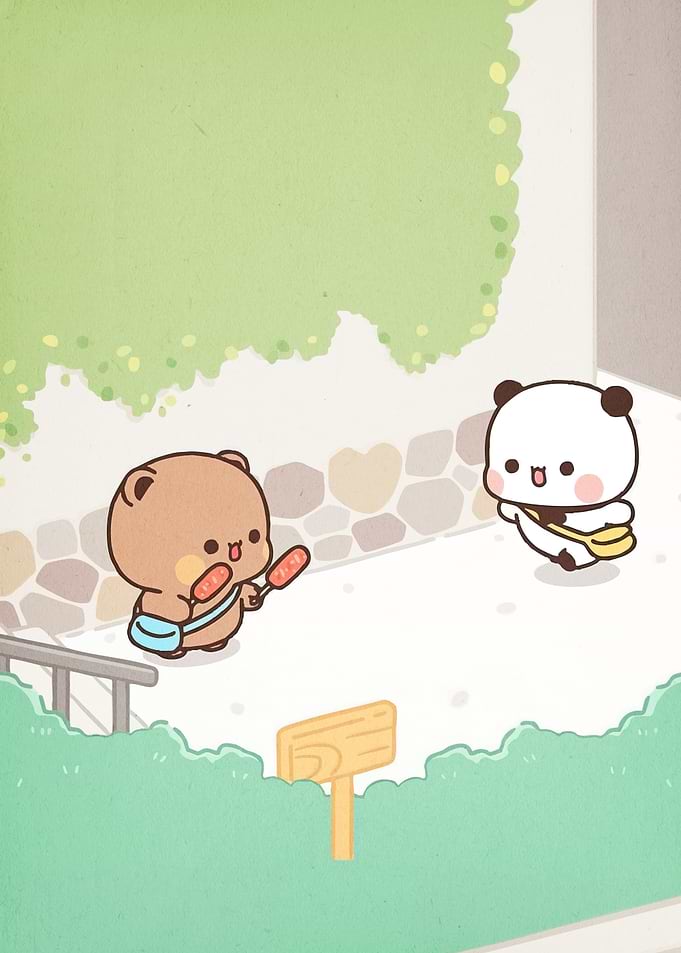 Cute Bears Sausages Spoon