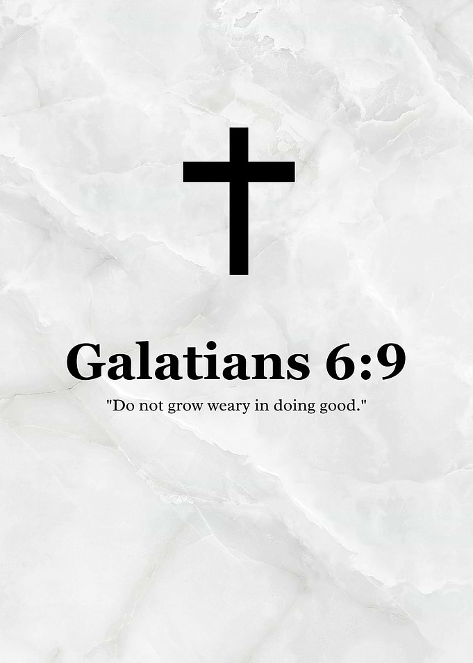 Galatians 6:9 Inspirational Quote