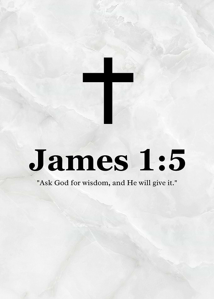 James 1:5 Scripture Art