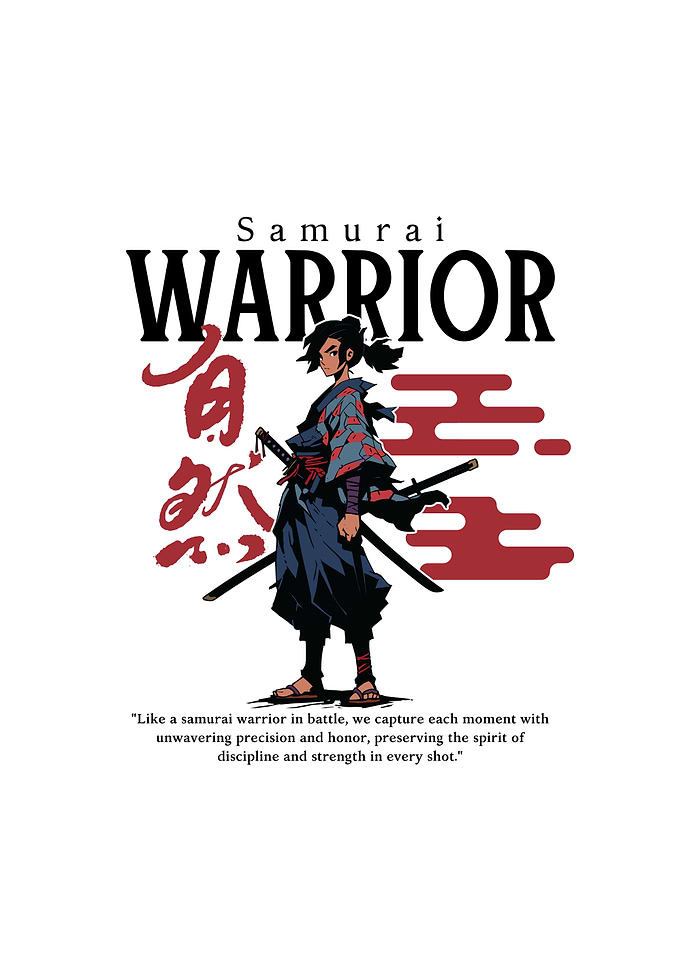 Samurai Warrior Illustration
