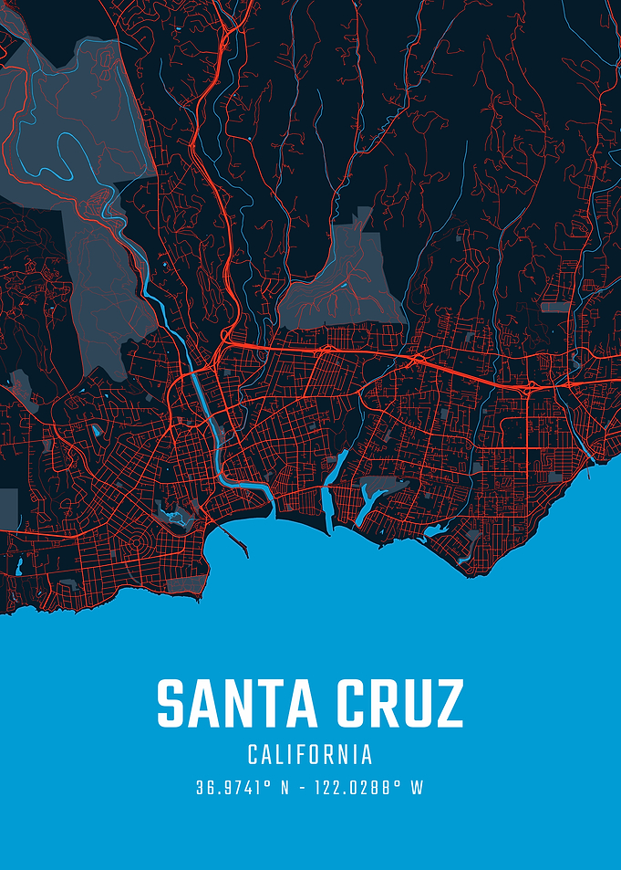 Santa Cruz City Map