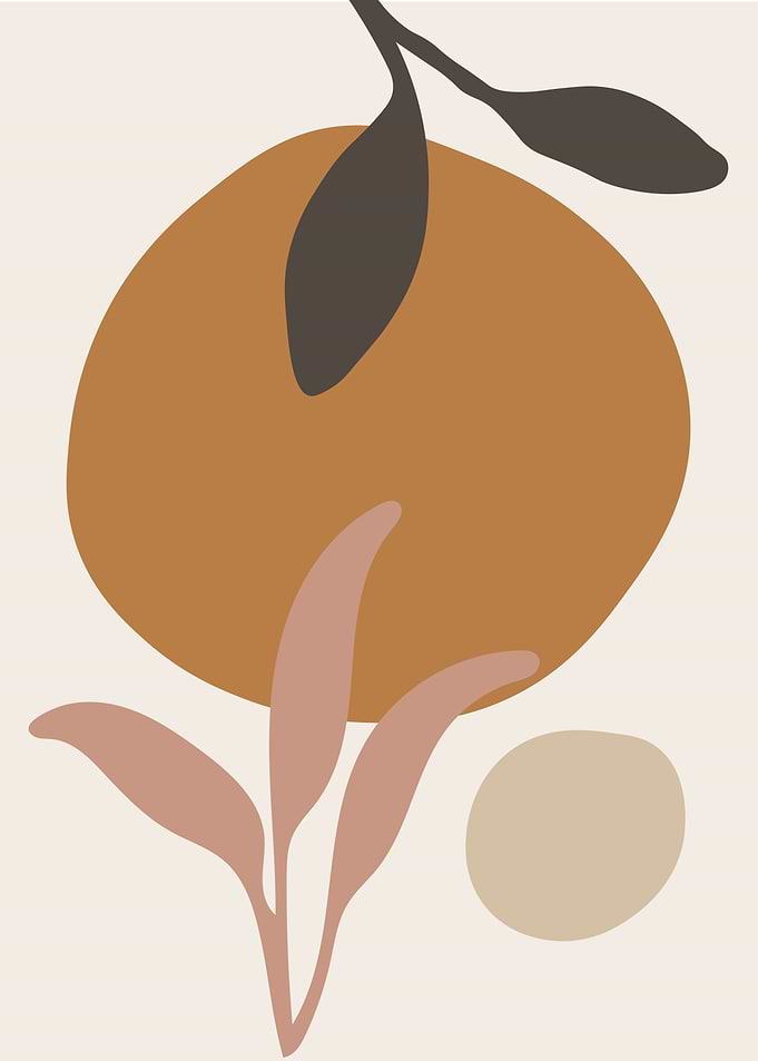 Abstract Floral Art Print