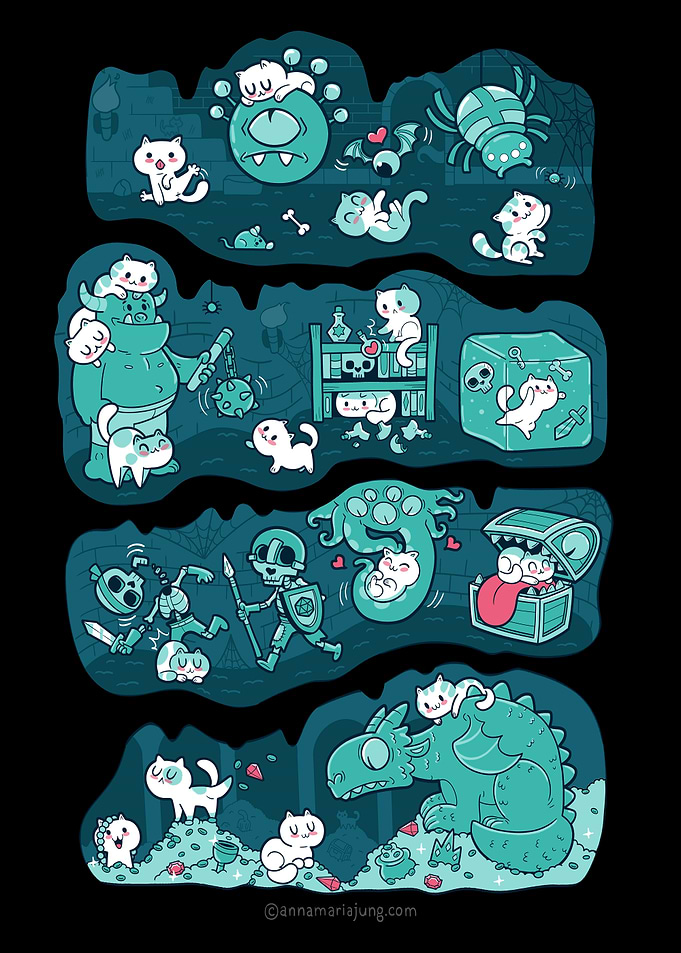 Cats in a Dungeon Crawl
