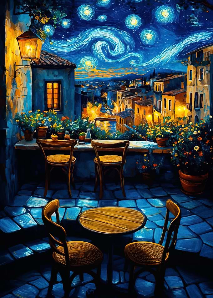 Starry Night Cafe Terrace