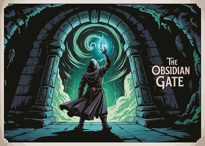 The Obsidian Gate Fantasy Art