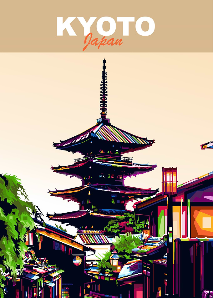 Kyoto Japan Colorful