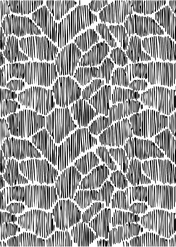 Abstract Black and White Pattern
