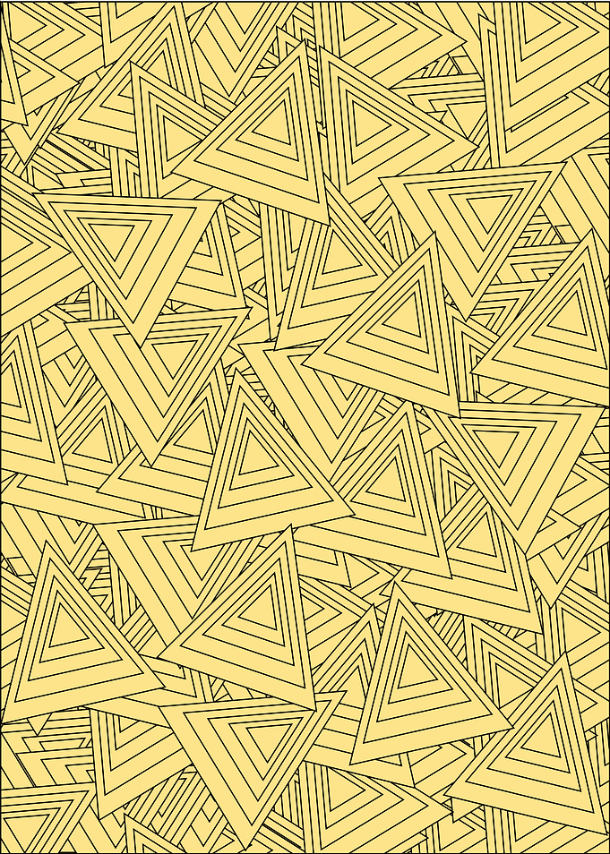 Abstract Triangle Pattern