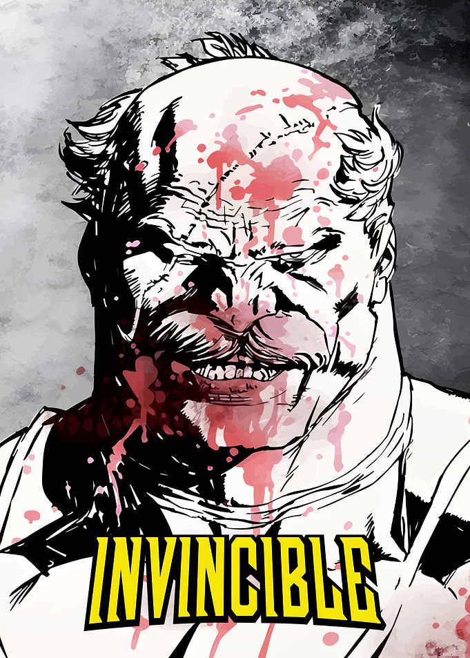 Invincible: Conquest Bloodied Portrait