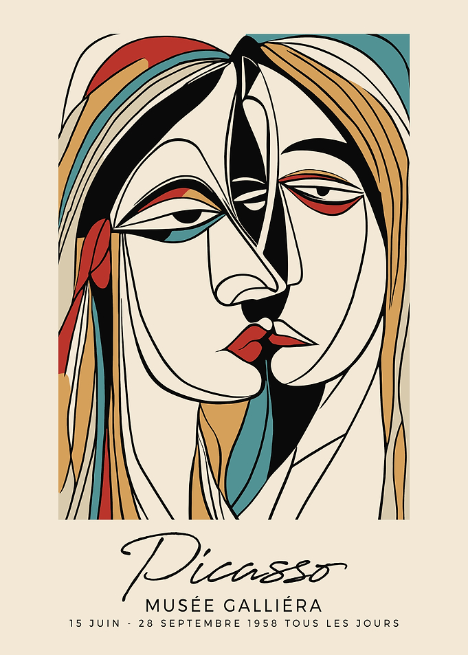Picasso Exhibition Poster, Musée Galliéra