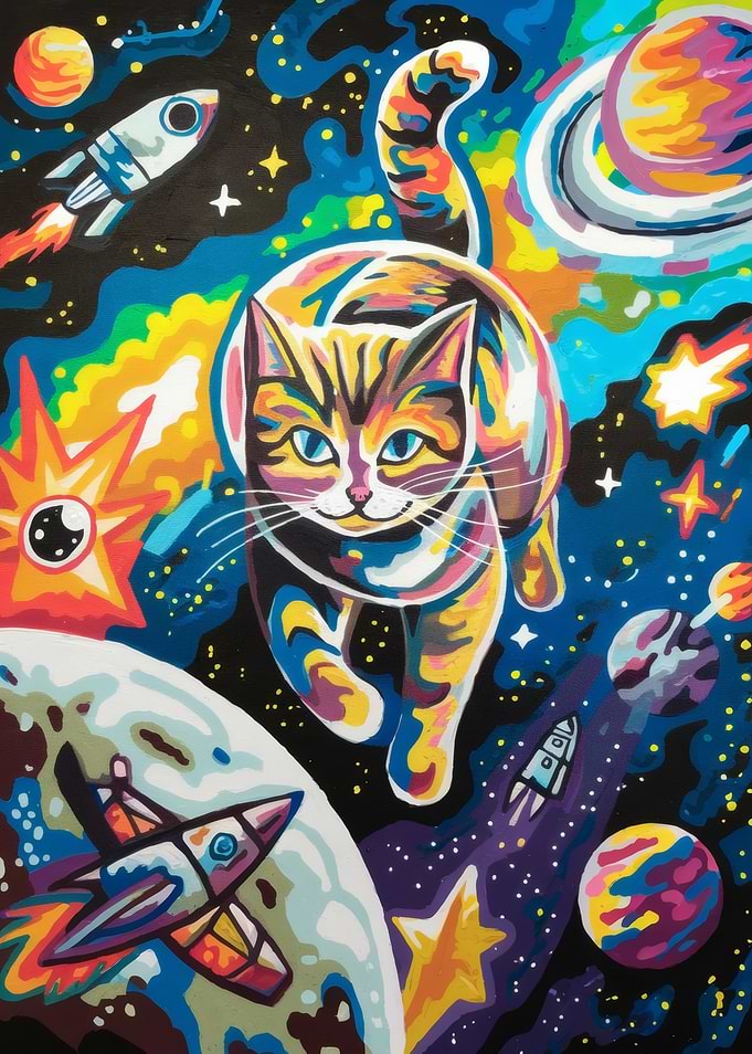 Cosmic Cat Space Adventure