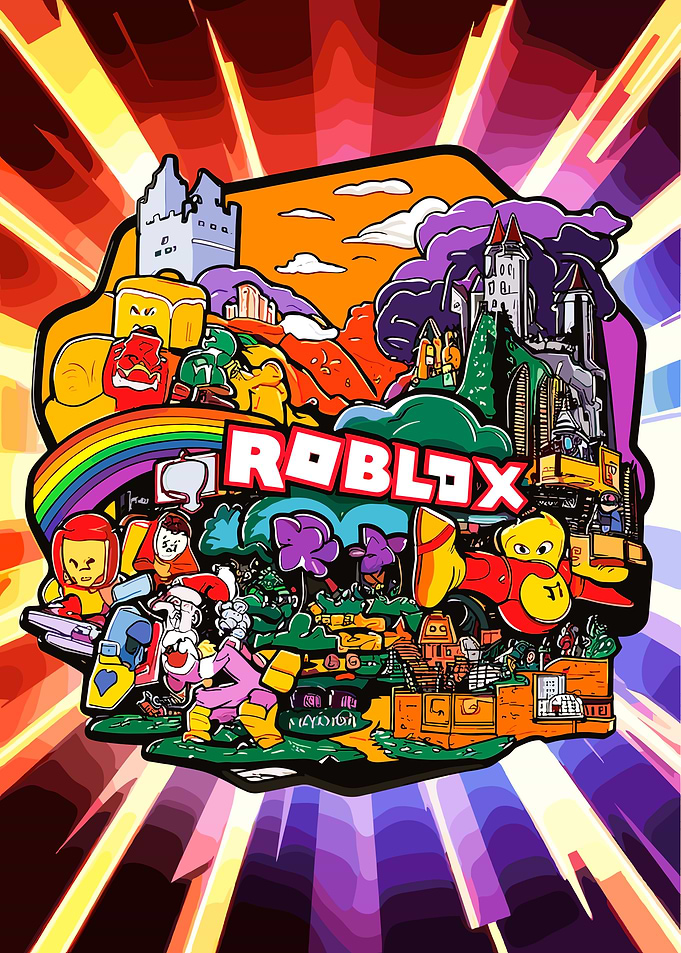Roblox Game Worlds Collage