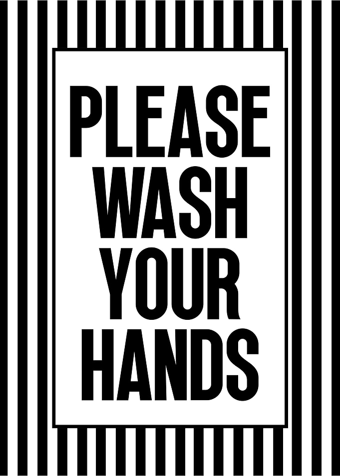 Please Wash Your Hands Sign