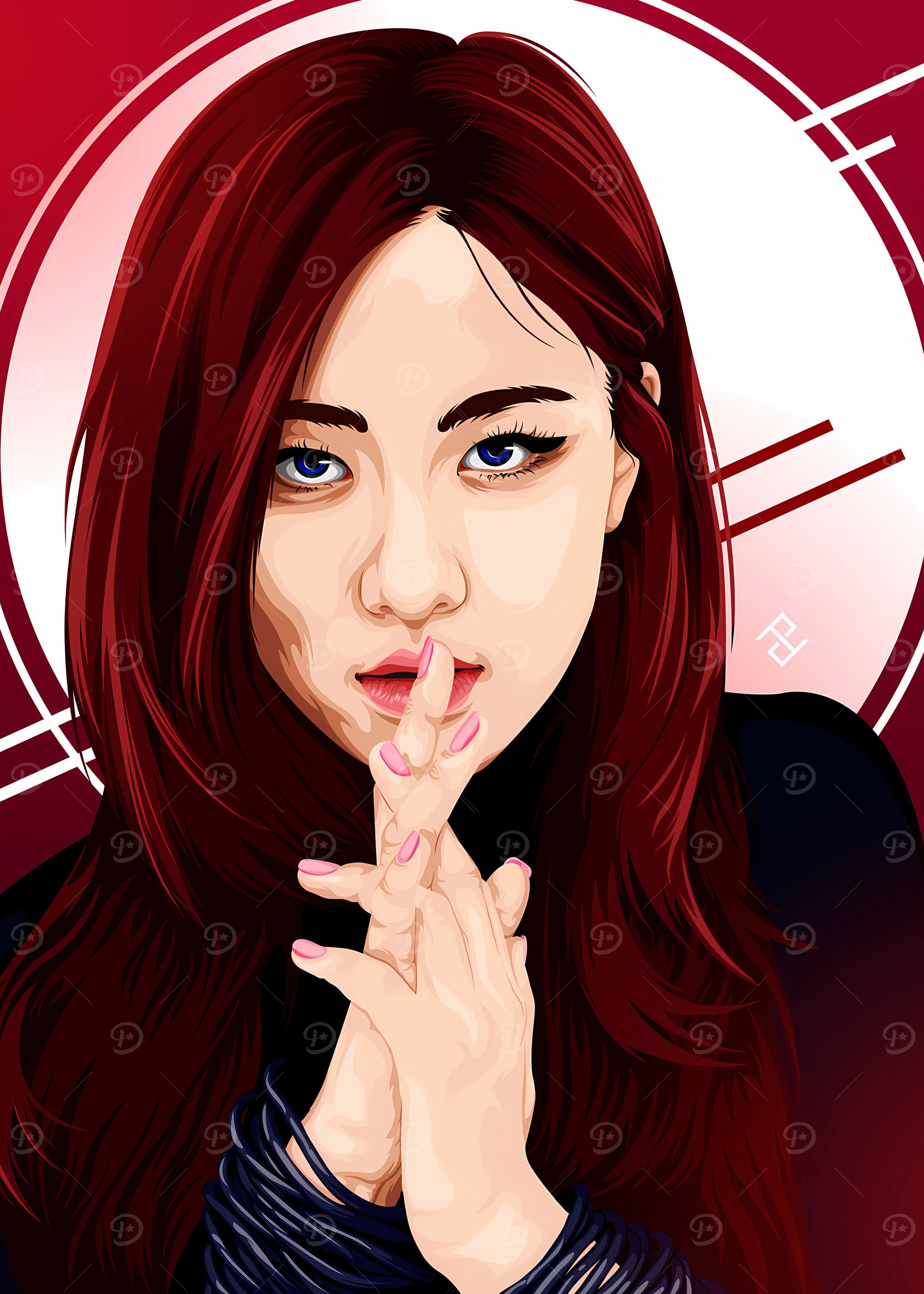 Rose Blackpink Digital Art