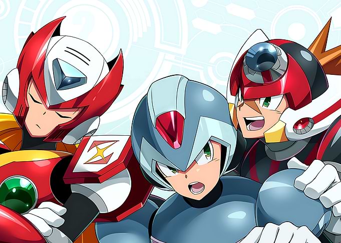 Mega Man X Team Illustration