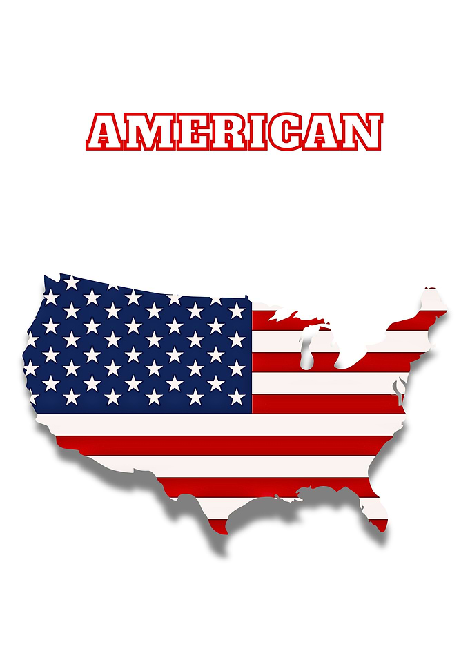 American Flag Map