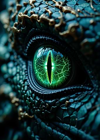 Dragon Eye Close-Up