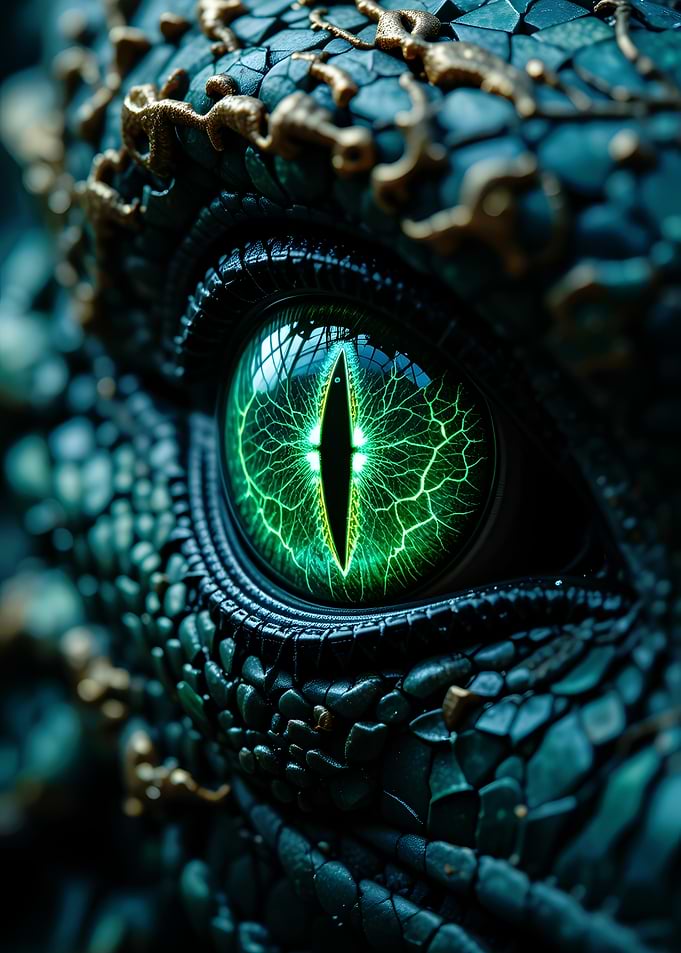 Dragon Eye Close-Up