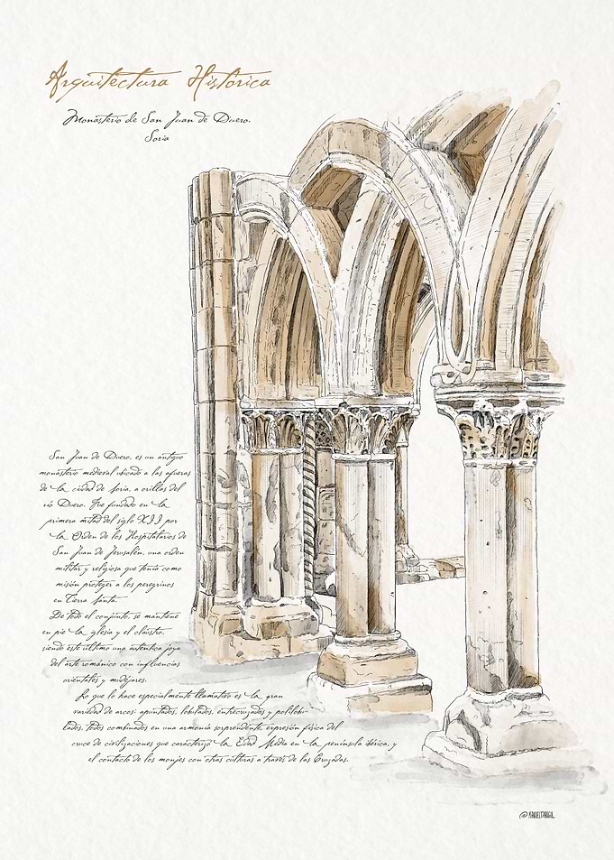 Monasterio de San Juan de Duero. Soria