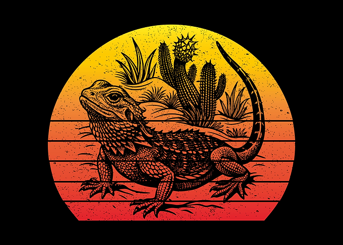 Bearded Dragon Vintage