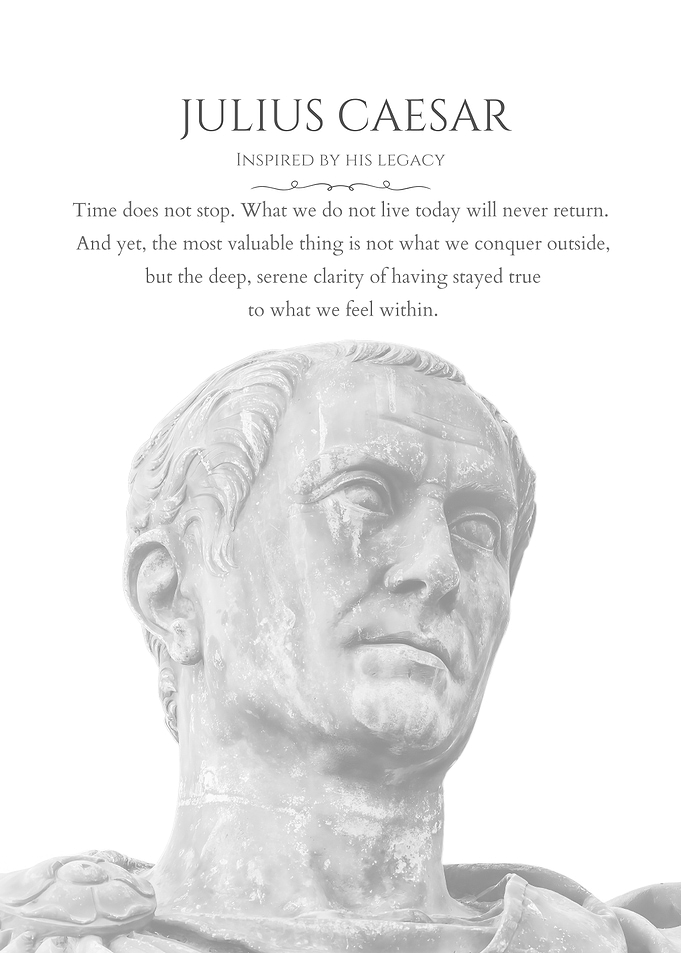Julius Caesar Legacy Poster Inspirational Motivational