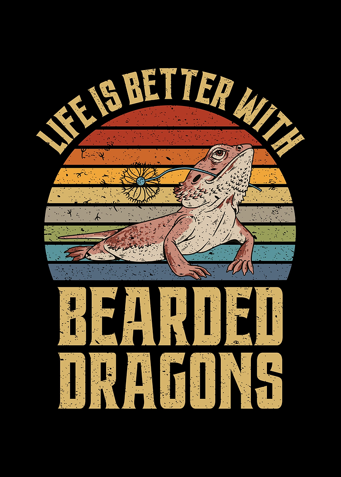 Bearded Dragon Retro