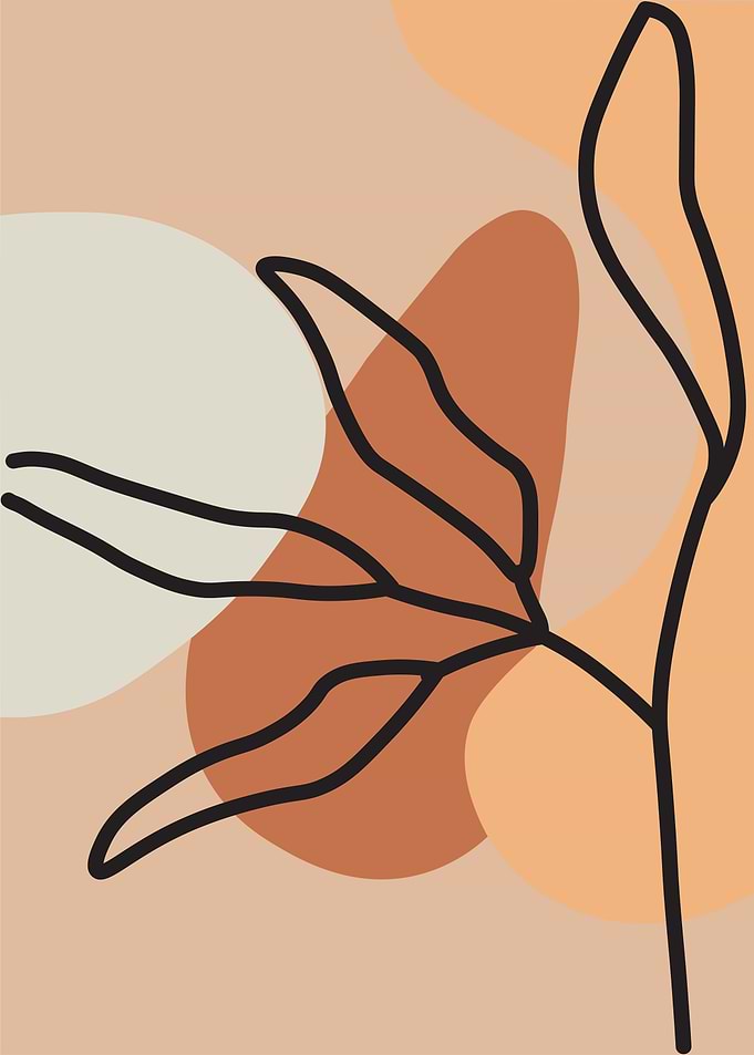 Minimalist Plant Line Art