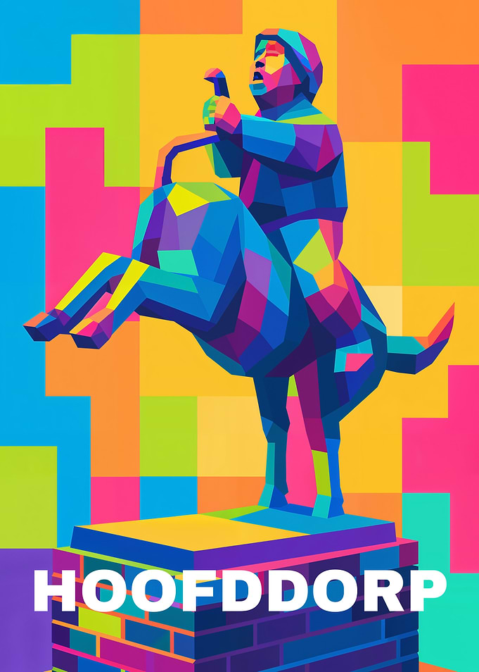 Hoofddorp Statue Pop Art