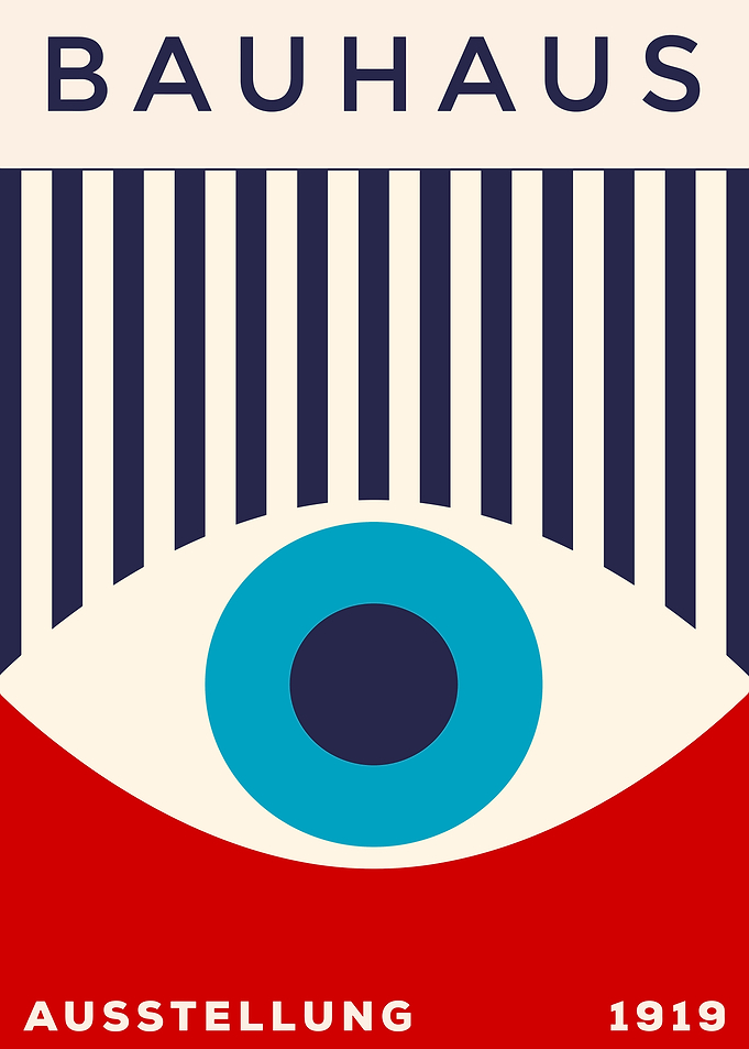 Bauhaus Exhibition 1919 Poster