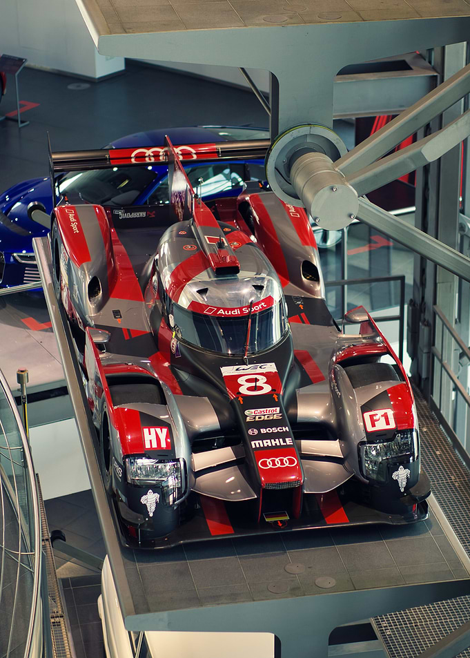 Audi Sport Race Car Display