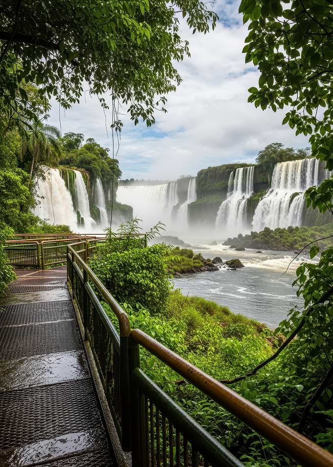Iguazu Falls Scenic View