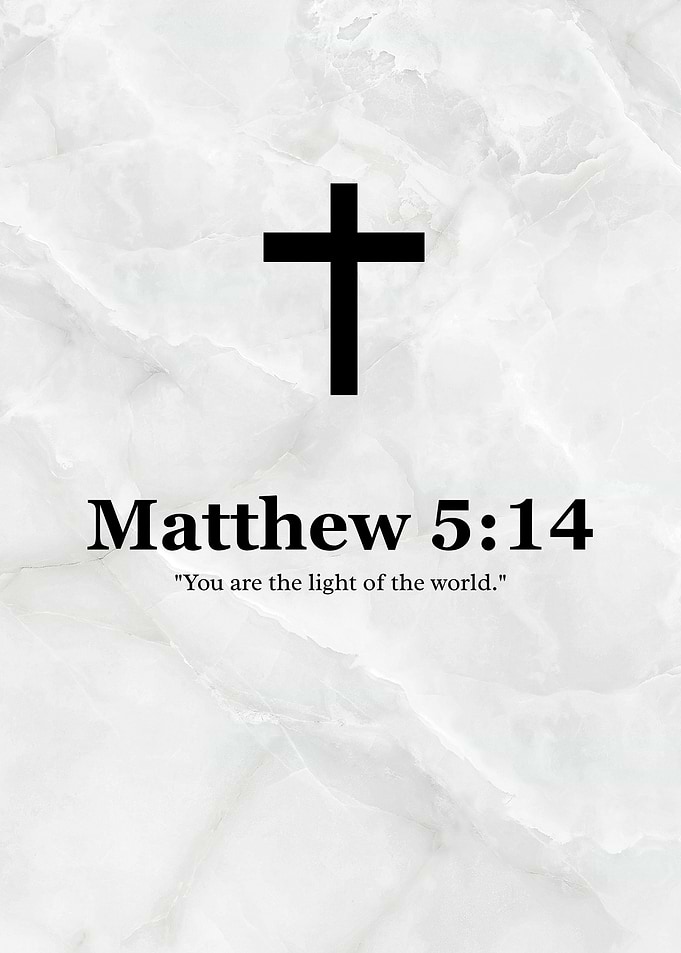 Matthew 5:14 Bible Verse Quote