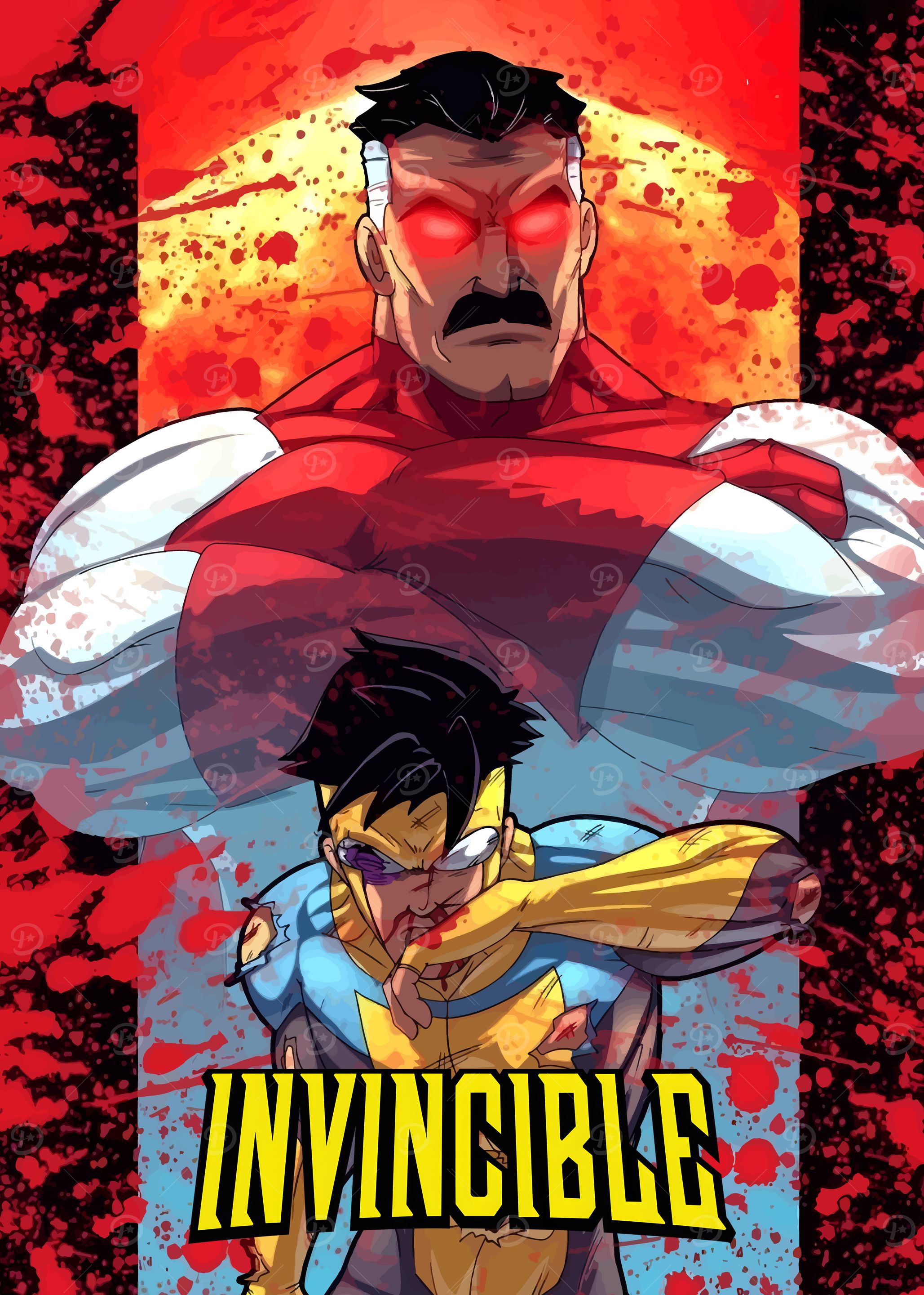Invincible Comic Book Cover Art