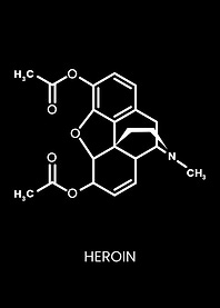 Heroin Chemical Structure