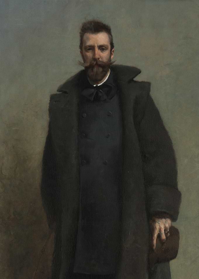 Portrait of a Man with Mustache