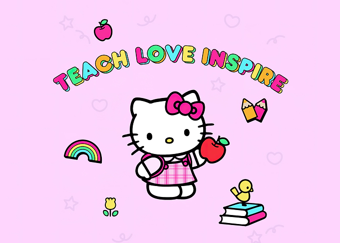 Hello Kitty Teach Love Inspire