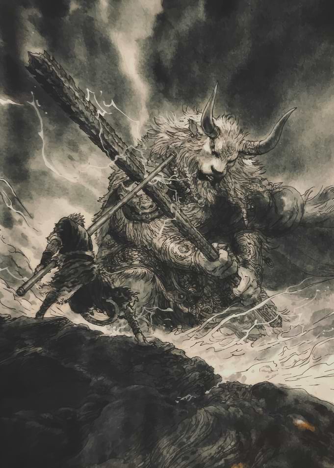 Monkey King vs Bull Demon King