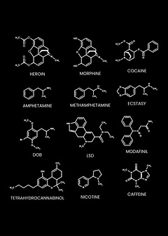 Chemical Structures of Various Substances
