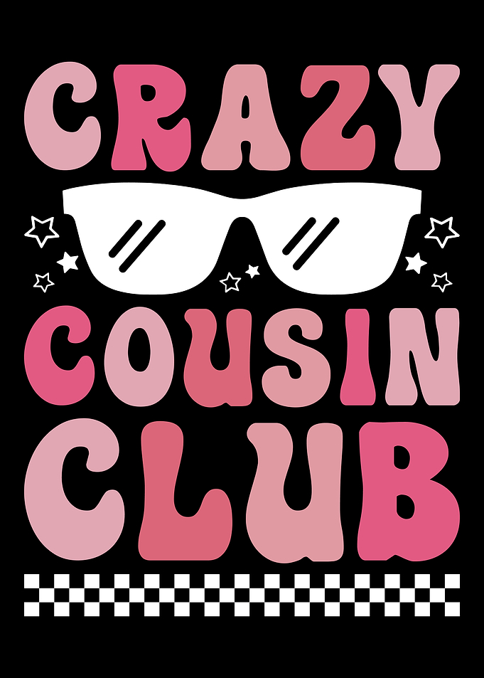 Crazy Cousin Club Graphic Design