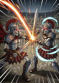 Skeleton Gladiators Battle