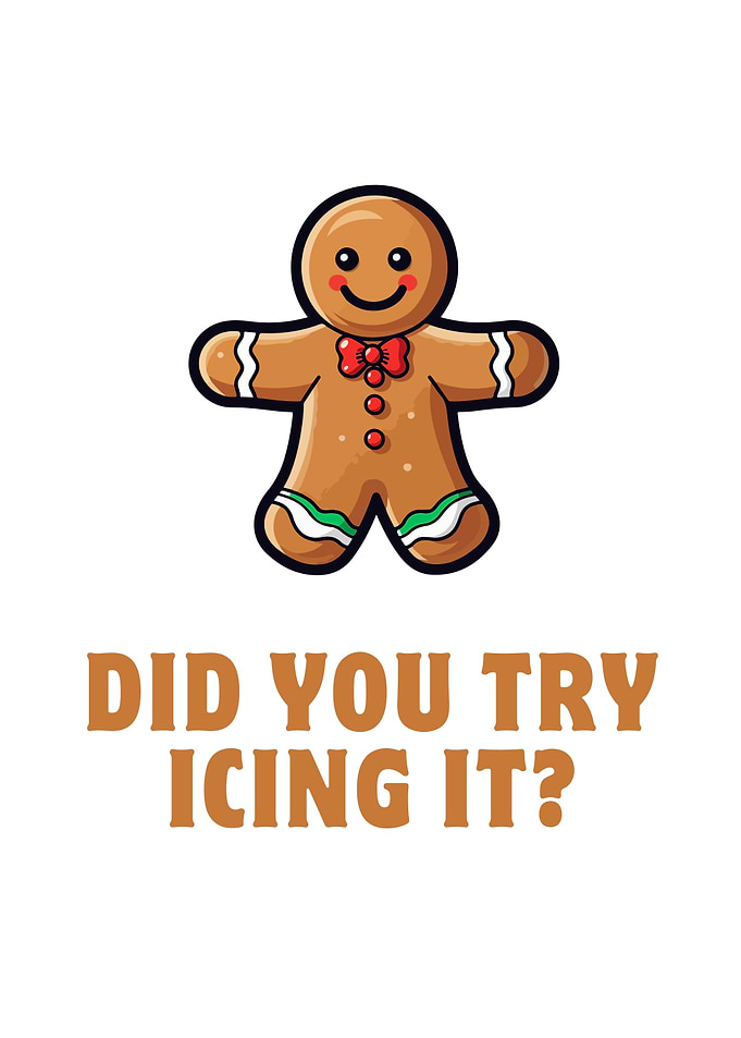 Gingerbread Man Icing Question