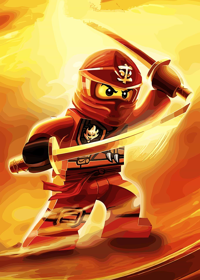 Lego Ninjago Kai Action Pose