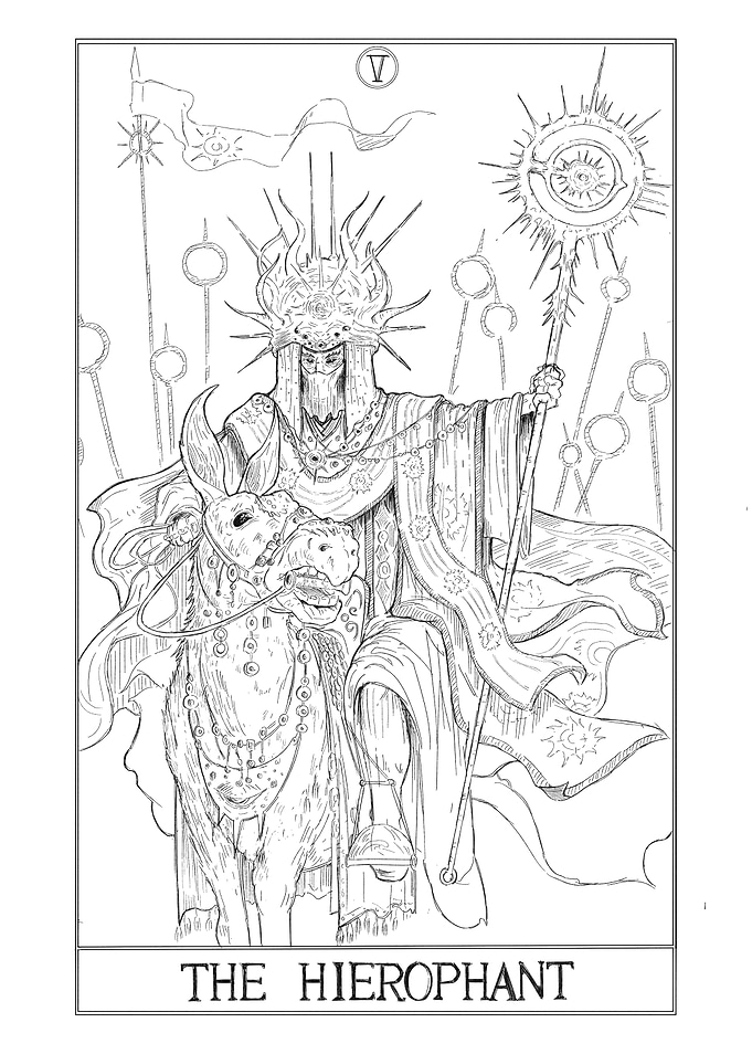 05 'The Hierophant' - Tarot Card