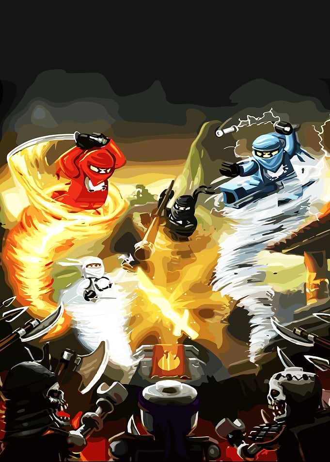 Lego Ninjago Elemental Masters Battle