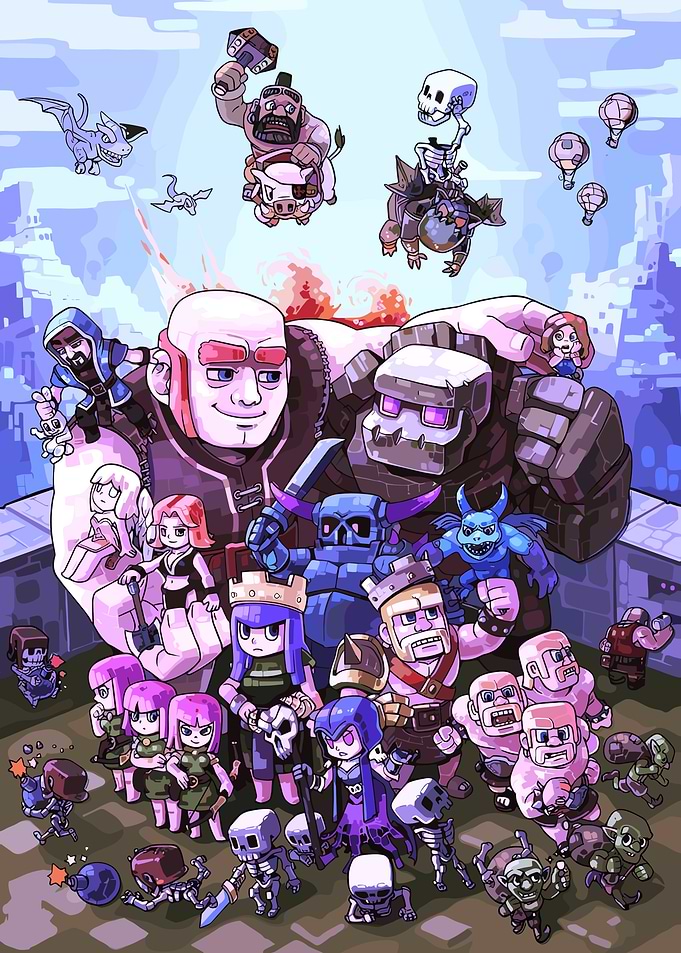 Clash of Clans Character Compilation