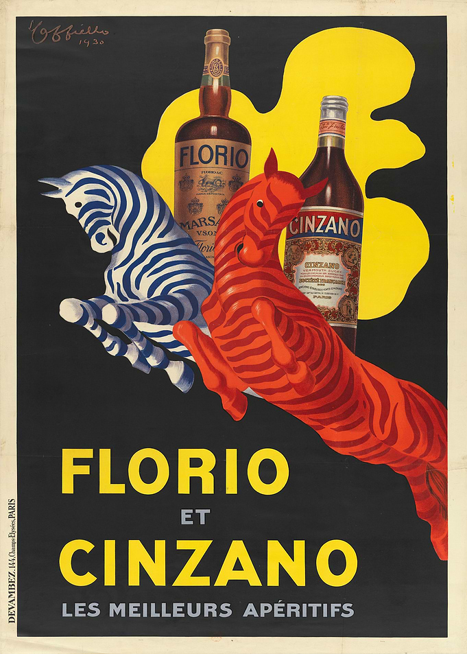 Florio et Cinzano 1930 Leonetto Cappiello