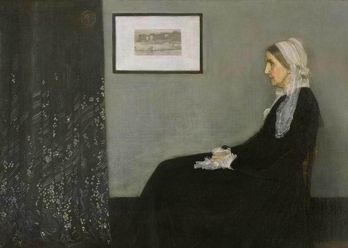 Arrangement in Grey and Black, No. 1