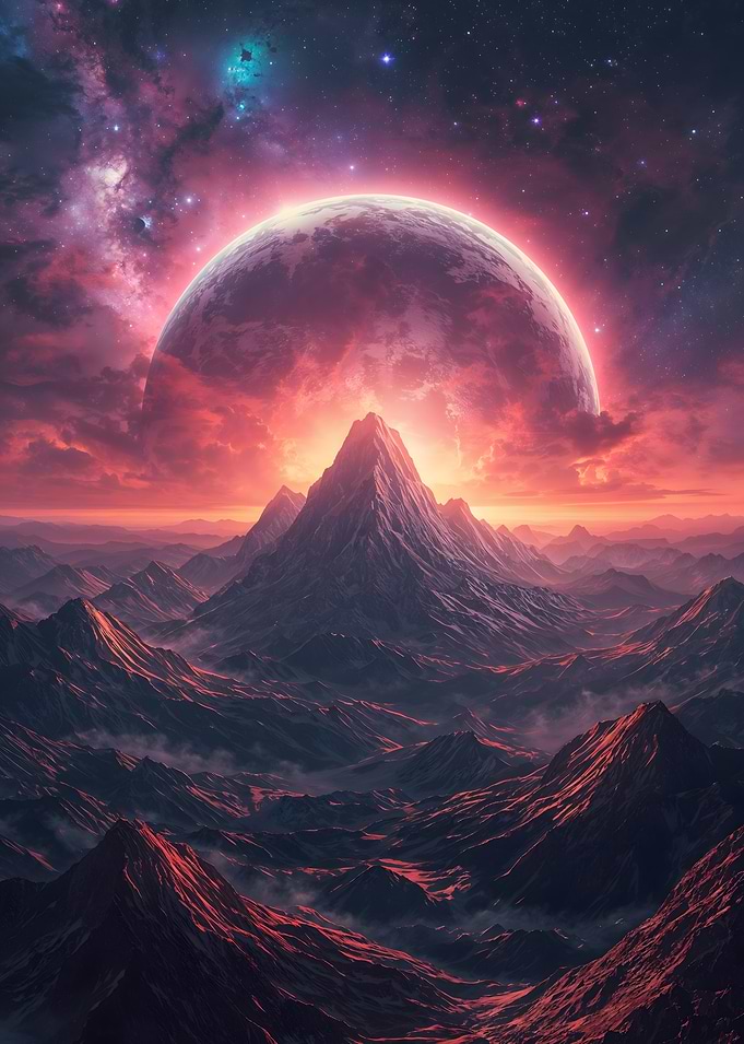 Planetary Mountain Range
