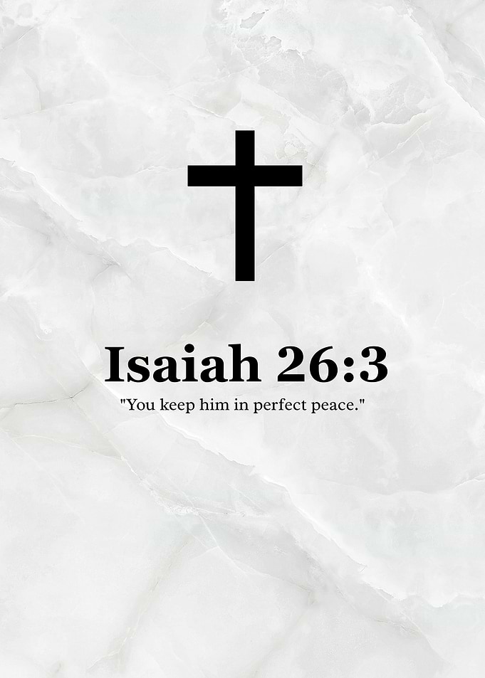 Isaiah 26:3 Bible Verse Quote